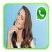 Le logo Brazilian Girl For Whatsapp Icône de signe.