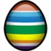 Le logo Bubble Blast Easter Icône de signe.