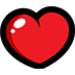Le logo Bubble Blast Valentine Icône de signe.