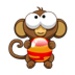 Logotipo Bubble Monkey Icono de signo