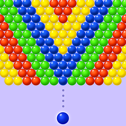 Le logo Bubble Shooter Rainbow Icône de signe.