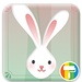 ロゴ Bunny Angie 記号アイコン。