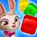 Le logo Bunny Pop Rescue Puzzle Icône de signe.