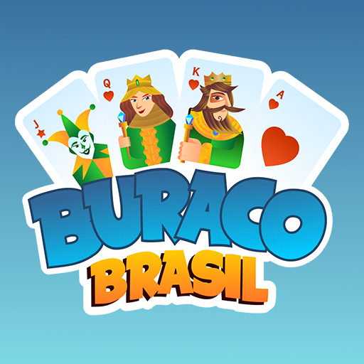 商标 Buraco Brasil Buraco Online 签名图标。