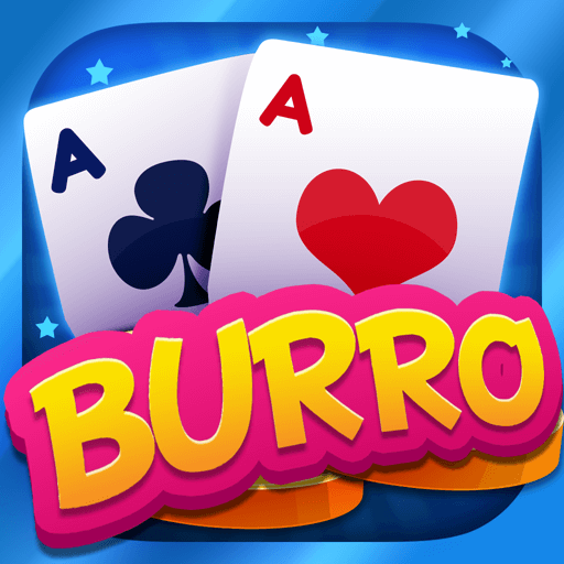 ロゴ Burro Donkey Card Game 記号アイコン。