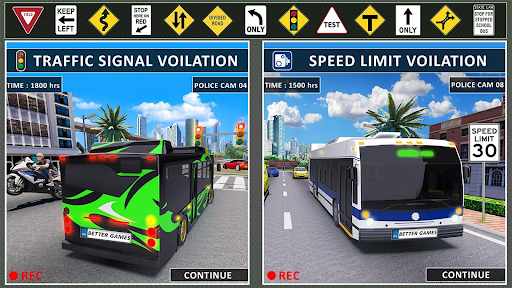 Image 1Bus Driving School Bus Games Icône de signe.