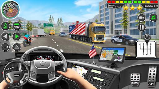 Image 2Bus Driving School Bus Games Icône de signe.