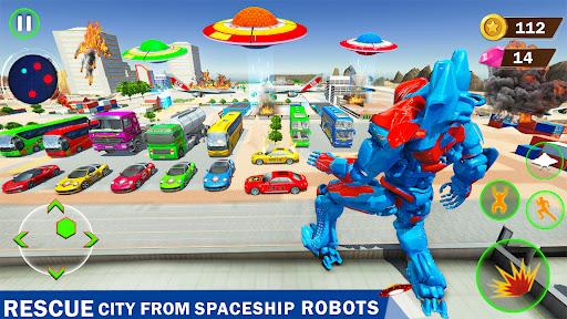 Image 3Bus Robot Car War Robot Game Icône de signe.