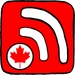 ロゴ Canada News Live Free 記号アイコン。