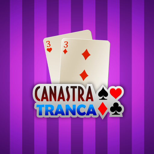ロゴ Canastra Tranca Jogo De Cartas 記号アイコン。