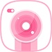 ロゴ Candy Filter Camera Selfie Plus Beauty 記号アイコン。