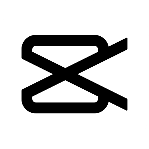 Le logo CapCut Video Editore & Maker Icône de signe.
