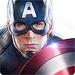 商标 Captain America Tws 签名图标。
