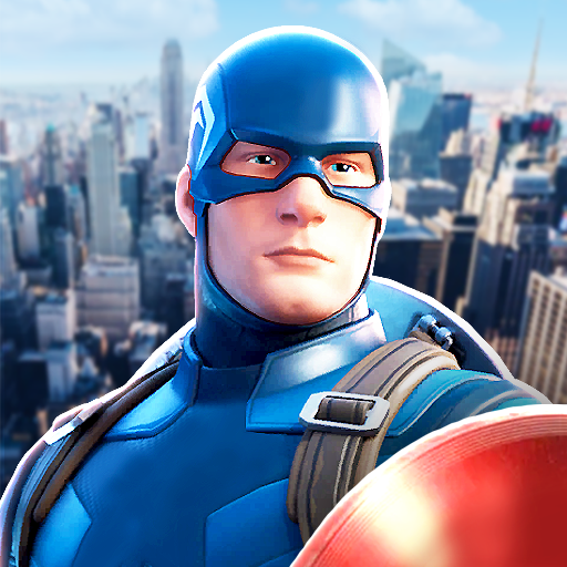 商标 Captain Hero Super Fighter 签名图标。