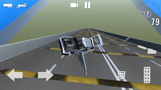 Image 1Car Crash Simulator Accident Icône de signe.