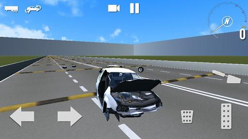 छवि 4Car Crash Simulator Accident चिह्न पर हस्ताक्षर करें।