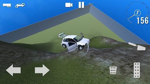 Image 6Car Crash Simulator Accident Icône de signe.