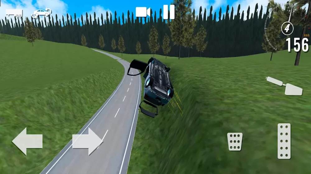 छवि 7Car Crash Simulator Accident चिह्न पर हस्ताक्षर करें।