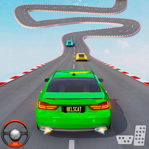 Logotipo Car Games Racing Games Icono de signo