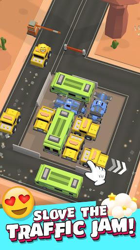 Image 0Car Out Parking Jam Car Puzzle Game Icône de signe.