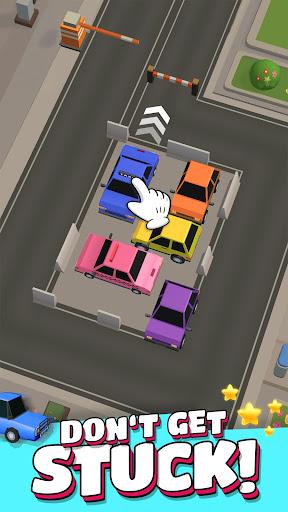 Image 5Car Out Parking Jam Car Puzzle Game Icône de signe.