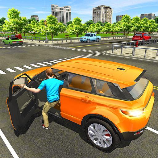 Le logo Carro Da Cidade Corridas Simulador 2018 City Car Icône de signe.