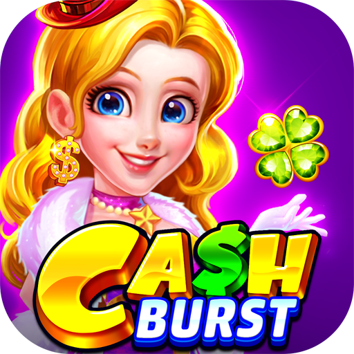 Logotipo Cash Burst Vegas Slots Icono de signo