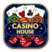 Le logo Casino House Icône de signe.