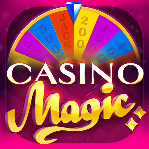 Le logo Casino Magic Slots Gratis Icône de signe.