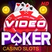 Logotipo Casino Poker Blackjack Slots Icono de signo