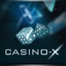 商标 Casino X 签名图标。