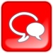 Le logo Chat Para Adultos Icône de signe.