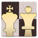 Le logo Chess Strategy Game Icône de signe.