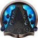 ロゴ Chromatic Guitar Tuner 記号アイコン。