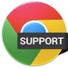 Le logo Chrome Device Support Library Icône de signe.