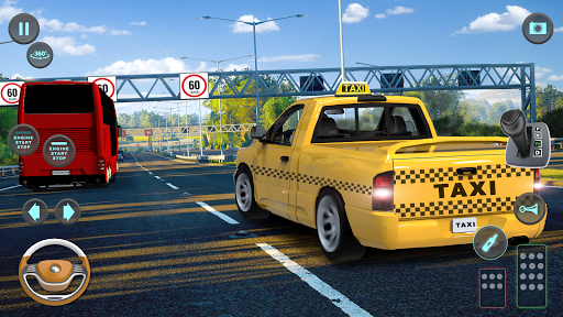immagine 3Cidade Taxi Dirigindo Jogos Icona del segno.