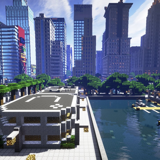 presto Cities Maps For Minecraft Icona del segno.