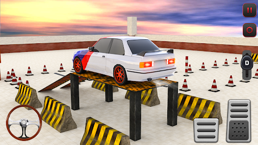 画像 4City Car Parking Free Games 2021 記号アイコン。