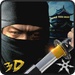 presto City Ninja Assassin Warrior 3d Icona del segno.