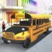 Logotipo City School Bus Driver 3d Icono de signo