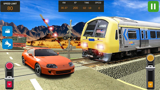 immagine 2City Train Driver Train Games Icona del segno.
