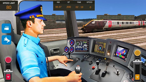 immagine 3City Train Driver Train Games Icona del segno.