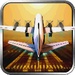 ロゴ Classic Transport Plane 3d 記号アイコン。