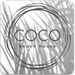 Le logo Coco Beach House Mallorca Icône de signe.