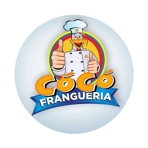 ロゴ Cócó Frangueria 記号アイコン。
