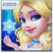 Logotipo Coco Ice Princess Icono de signo