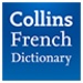 presto Collins French Dictionary Icona del segno.