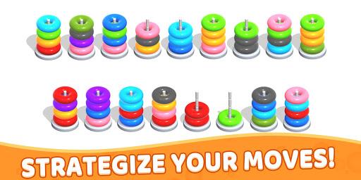 Image 4Color Hoop Stack Sort Puzzle Icon