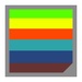Le logo Color Wallpaper Icône de signe.