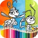 ロゴ Coloring A Bug S Life Games 記号アイコン。